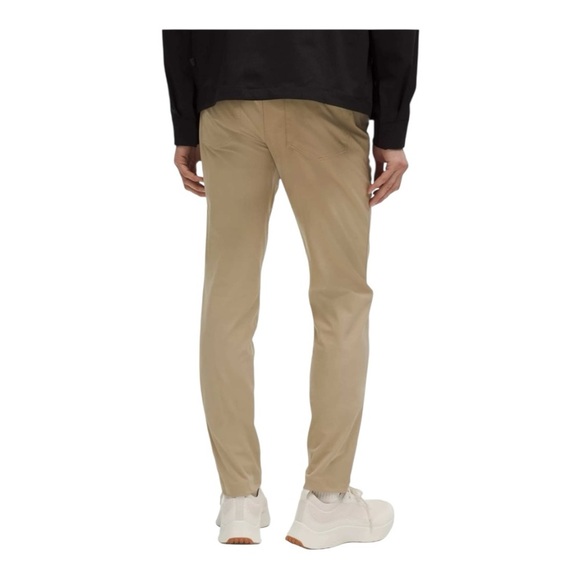 Lululemon ABC Slim Pants, Men’s Tech Pants, Commuter Pants Tan Size 34 Utilitech - Picture 7 of 16